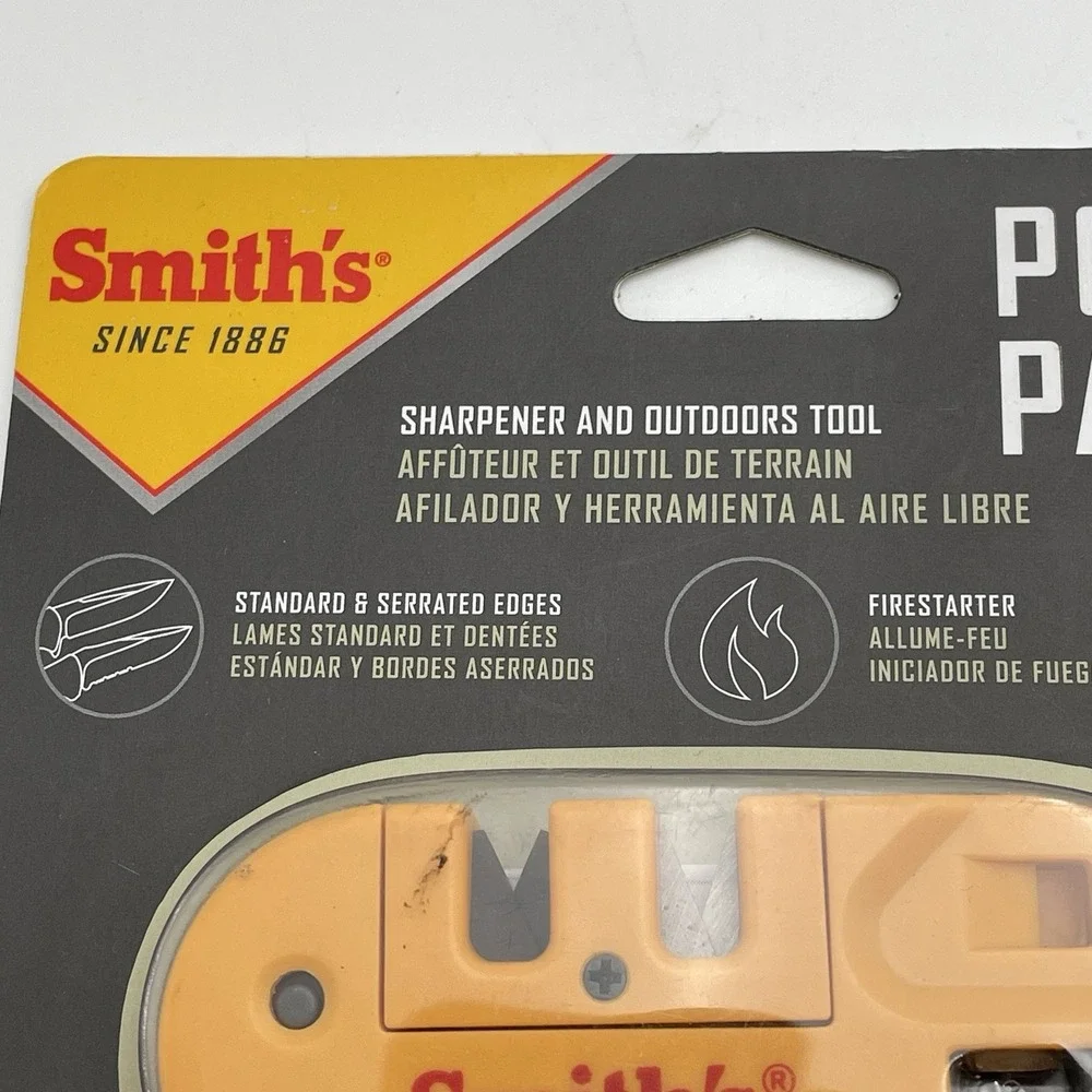 Smith's Sharpeners Pocket Pal X2 50364 Sharpener and Survival Tool. 3‎ 3/8